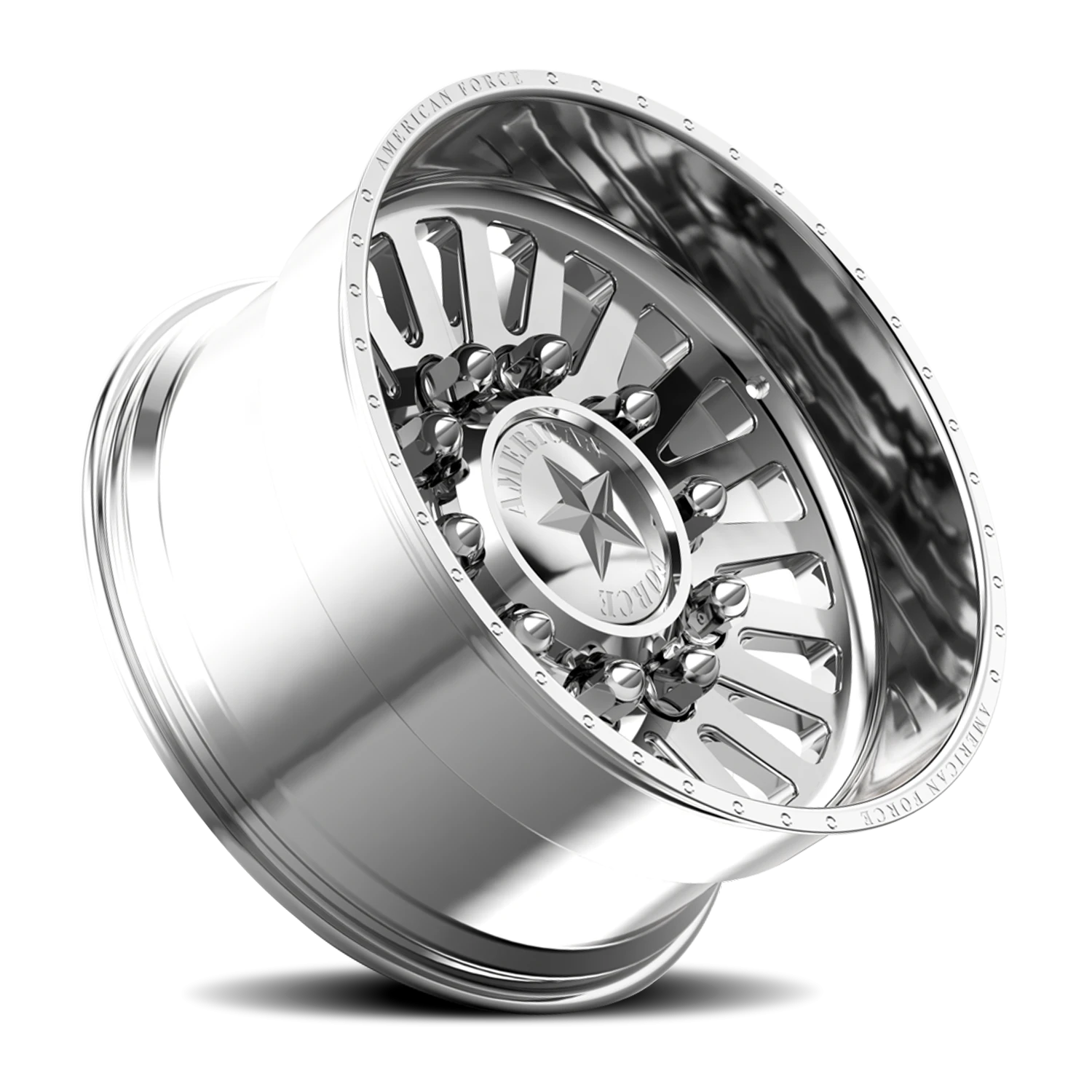 American Force 7H91 Doom CCSD Polished 22x12 -40 10x225mm 170mm - Wheelwiz