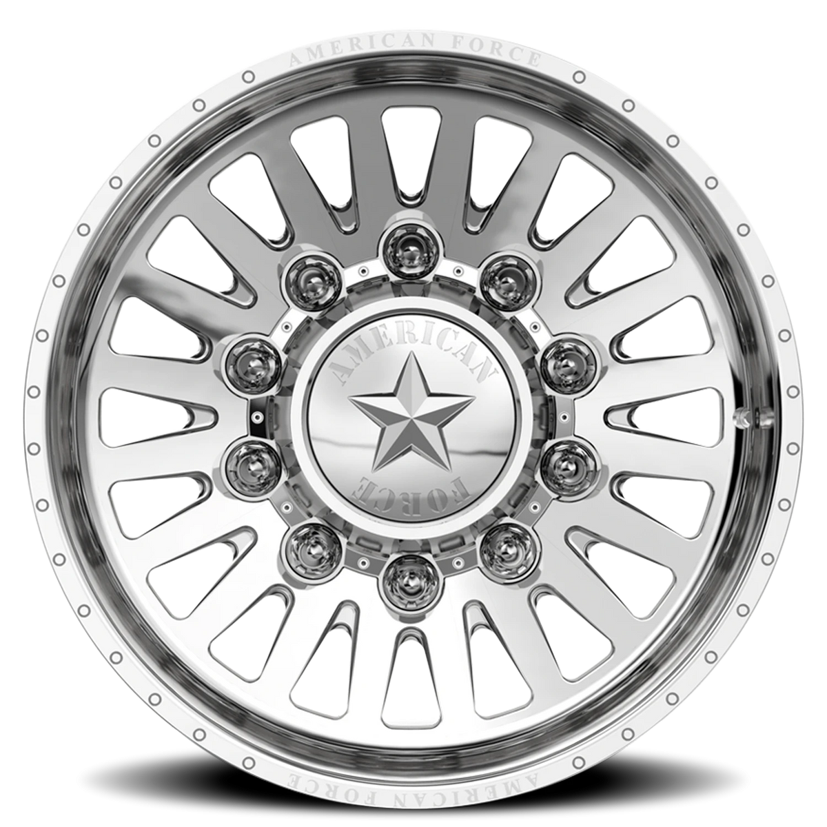 American Force 7H91 Doom CCSD Polished 22x14 -73 8x200mm 142mm - Wheelwiz