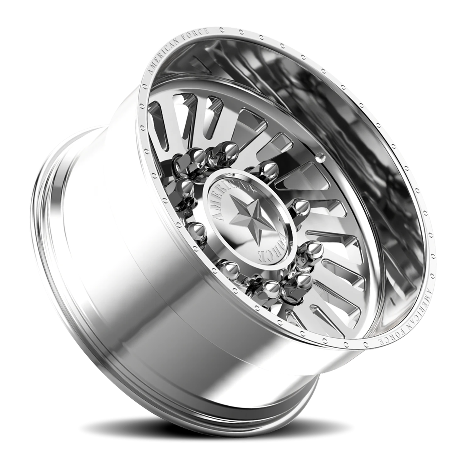 American Force 7H92 Thrust CCSD Polished 26x14 -73 8x170mm 125mm - Wheelwiz