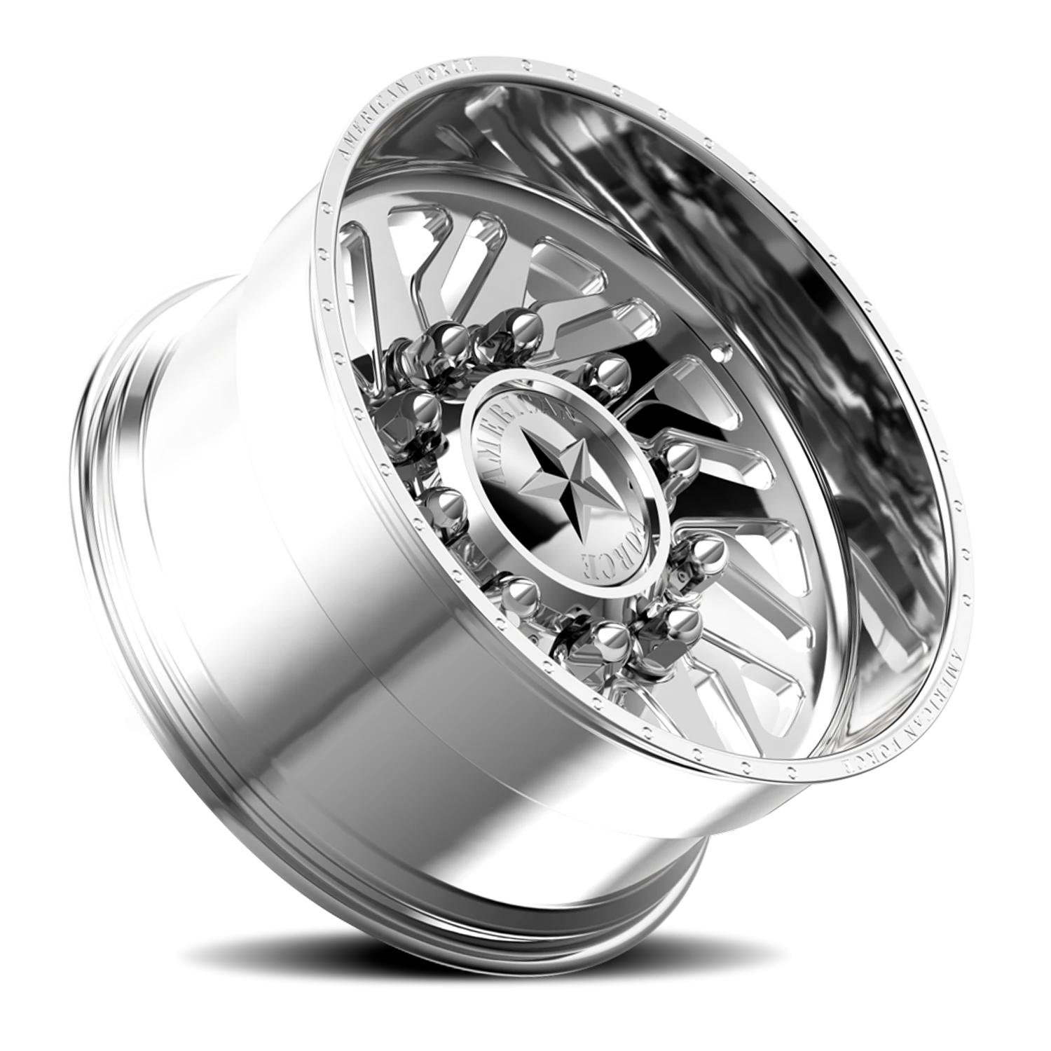 American Force 7N13 Derange CCSD Polished 24x14 -73 10x225mm 170mm - Wheelwiz