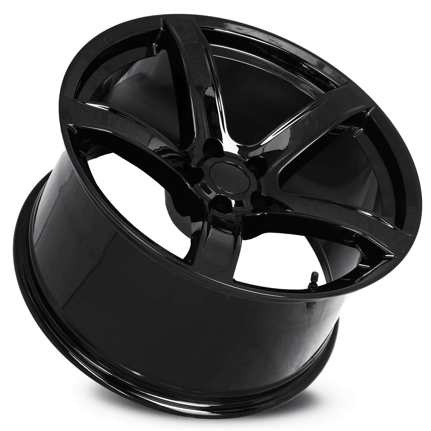 Factory Reproductions FR 77F Gloss Black 20x11 +22 5x115mm 71.5mm