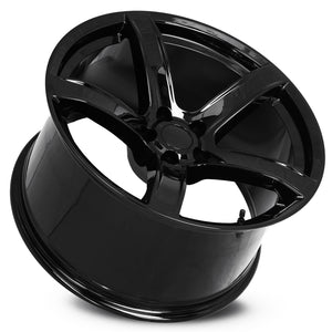 Factory Reproductions FR 77F Gloss Black 20x11 +22 5x115mm 71.5mm