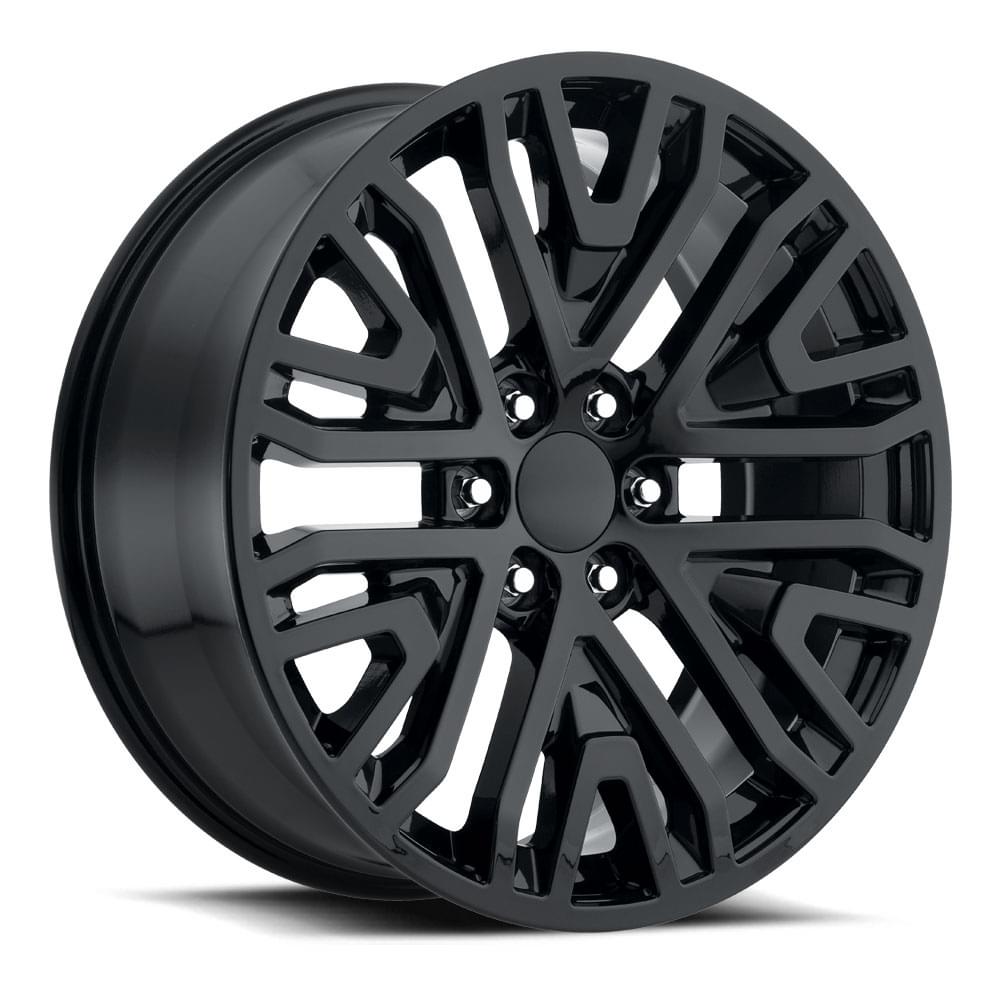 Factory Reproductions FR 93 Gloss Black 22x9 +28 6x139.7mm 78.1mm