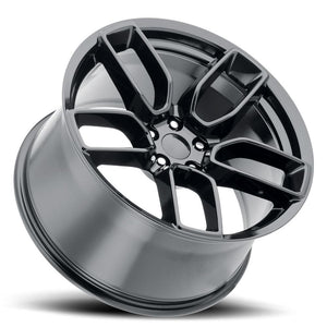 Factory Reproductions FR 74 Gloss Black 20x9.5 +15 5x115mm 71.5mm