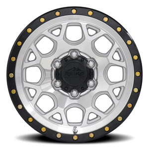 Reika R45 Machined / Gloss Black Ring 17x8.5 +18 5x150mm 110.5mm