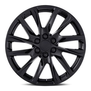Factory Reproductions FR 98 Gloss Black 20x9 +28 6x139.7mm 78.1mm