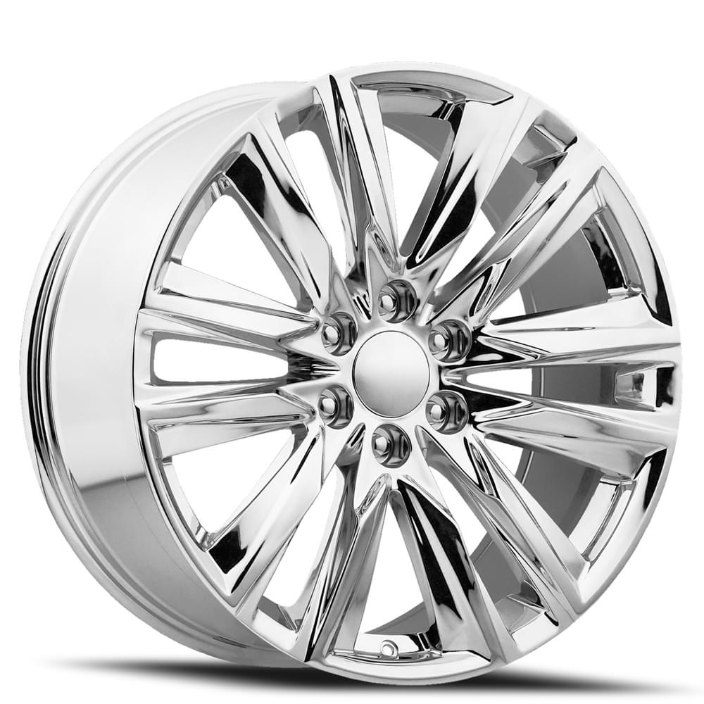 Factory Reproductions FR 90 Chrome 22x9 +28 6x139.7mm 78.1mm
