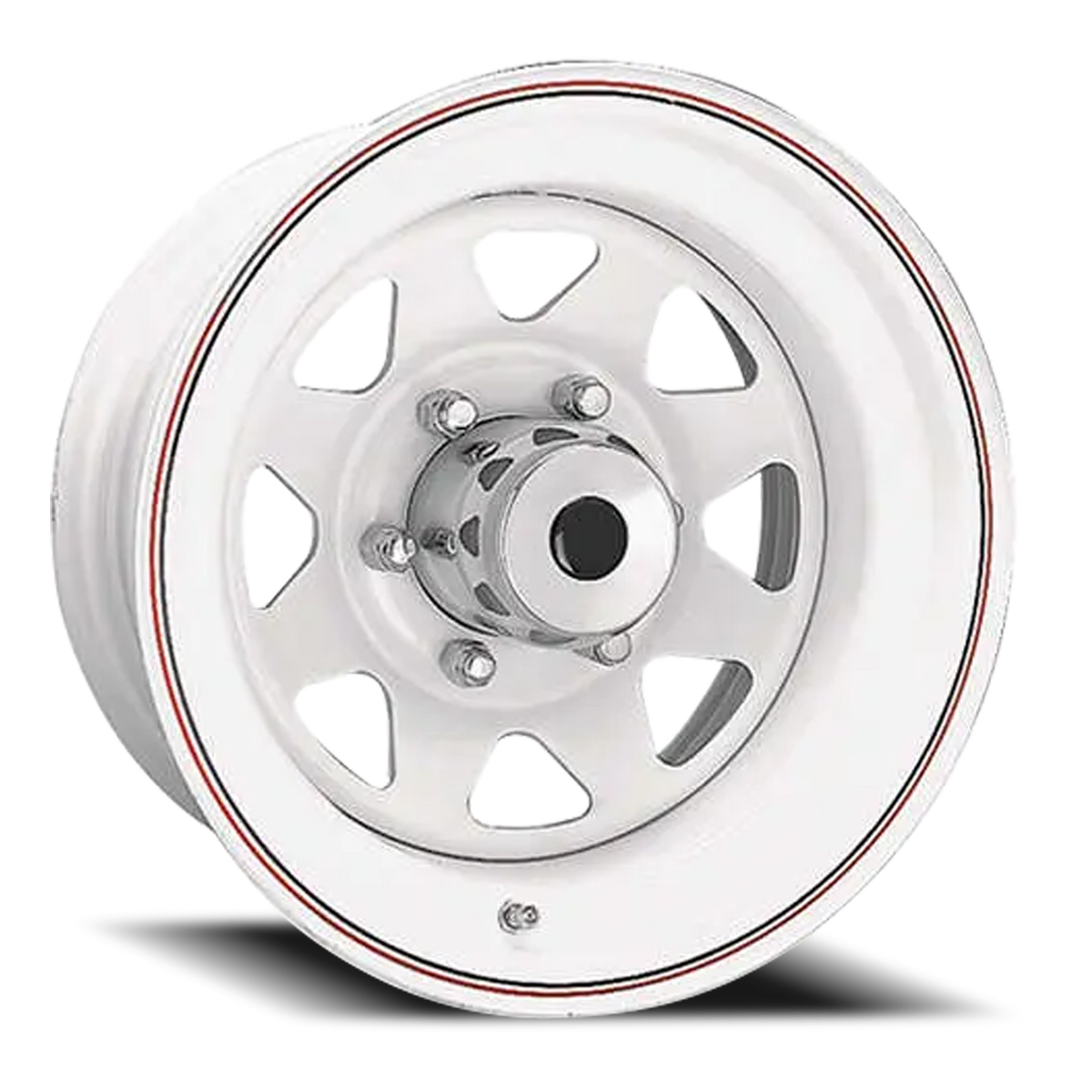 Steel 8-Spoke White 16x7 0 6x139.7mm 108.7mm