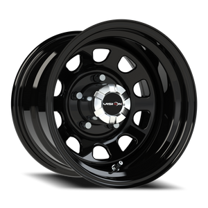 Vision Wheel 84H Gloss Black 15x10 -39 5x139.7mm 108mm - Wheelwiz