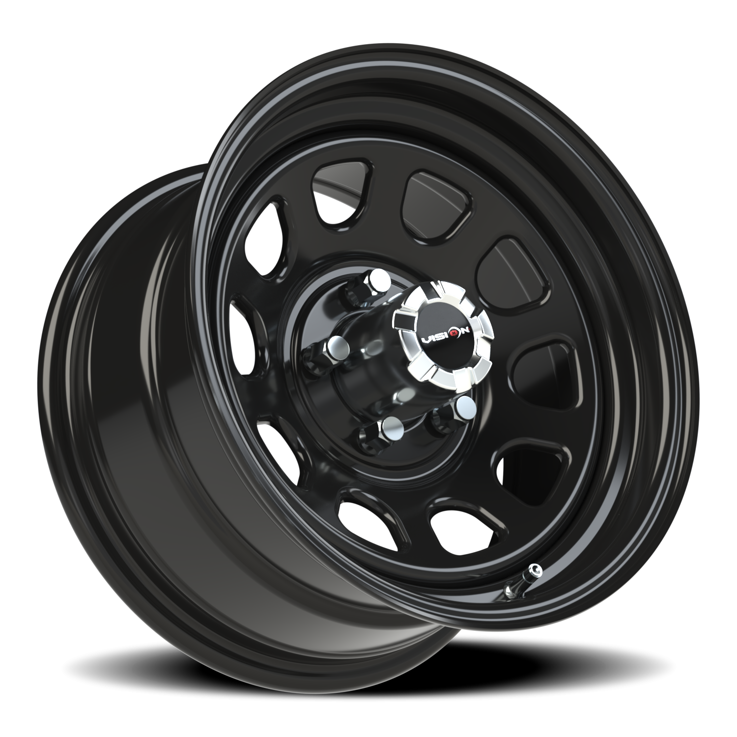 Vision Wheel 84H Gloss Black 15x8 -29 5x114.3mm 83mm - Wheelwiz