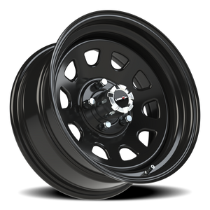 Vision Wheel 84H Gloss Black 17x8 -12 5x127mm 83mm - Wheelwiz