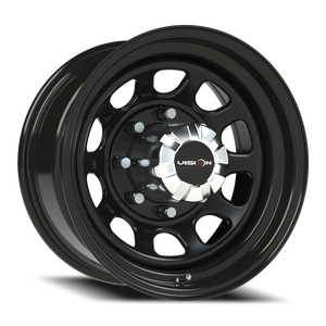 Vision Wheel 84H Gloss Black 16x8 -6 8x165.1mm 130.8mm - Wheelwiz