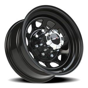 Vision Wheel 84H Gloss Black 16x8 -6 8x165.1mm 130.8mm - Wheelwiz