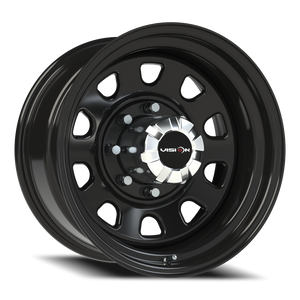Vision Wheel 84H Gloss Black 17x9 -12 8x170mm 130.8mm - Wheelwiz