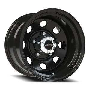Vision Wheel 85H Gloss Black 15x10 -39 5x139.7mm 108mm - Wheelwiz