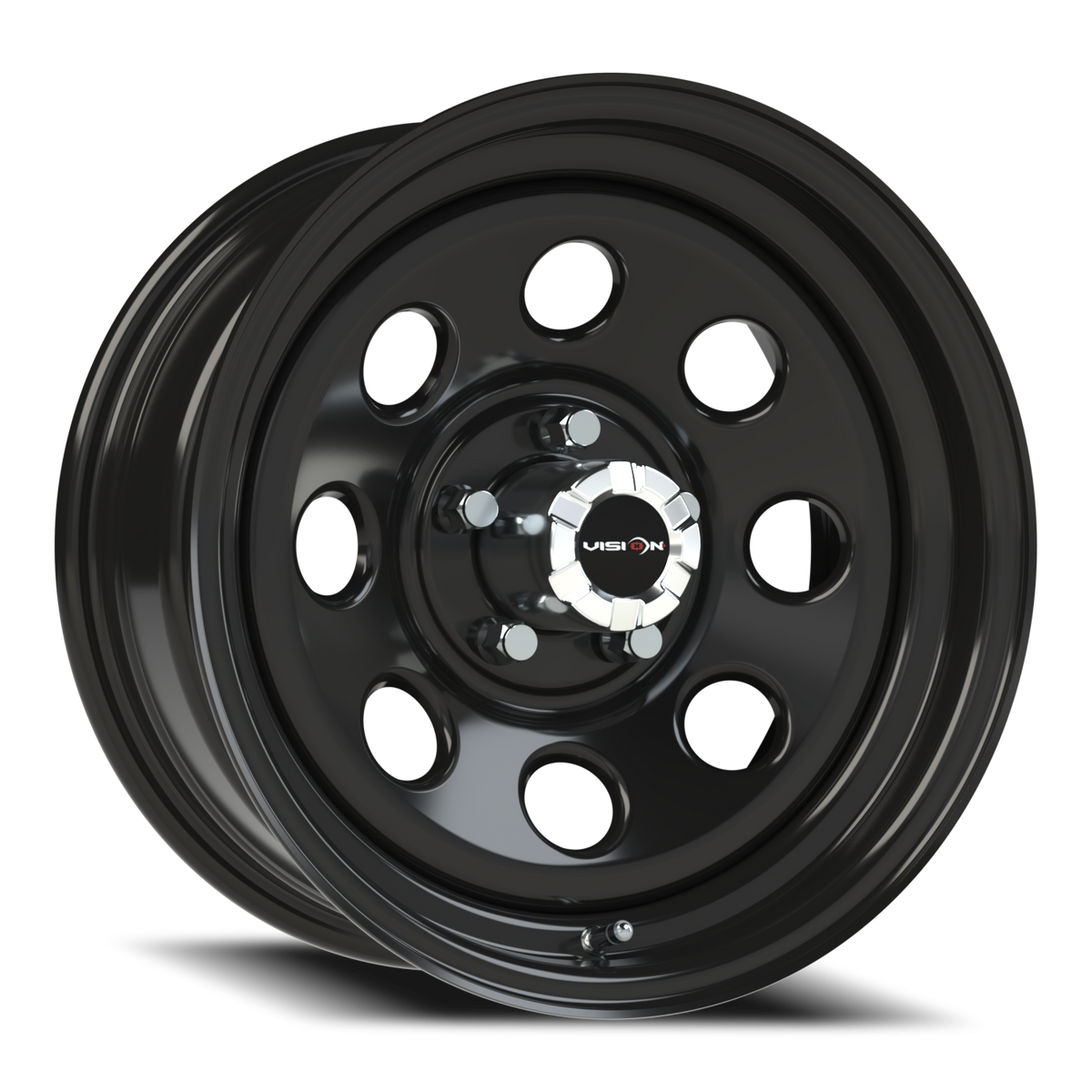 Vision Wheel 85H Gloss Black 16x7 0 5x114.3mm 83mm - Wheelwiz