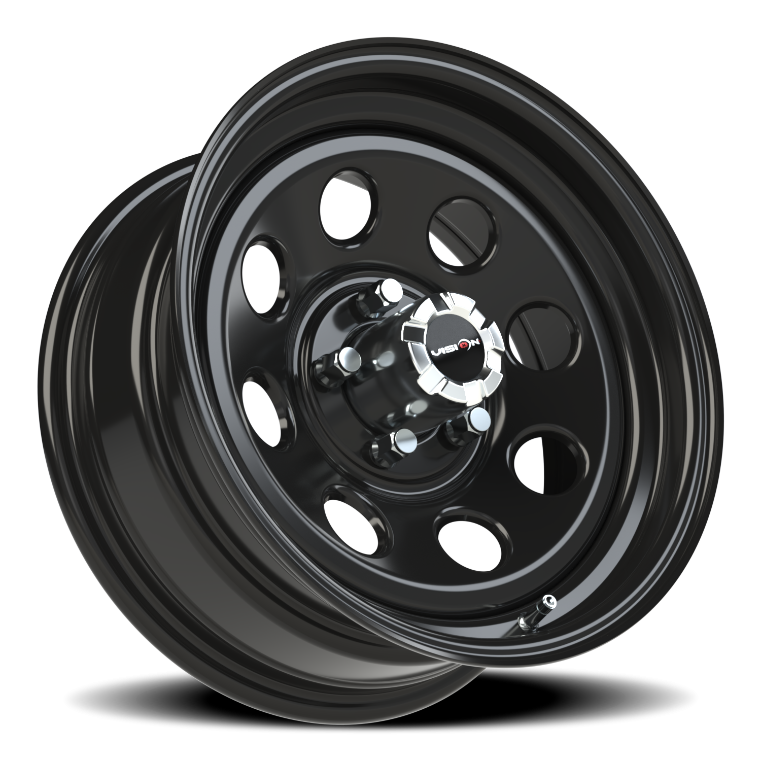 Vision Wheel 85H Gloss Black 16x7 0 5x114.3mm 83mm - Wheelwiz