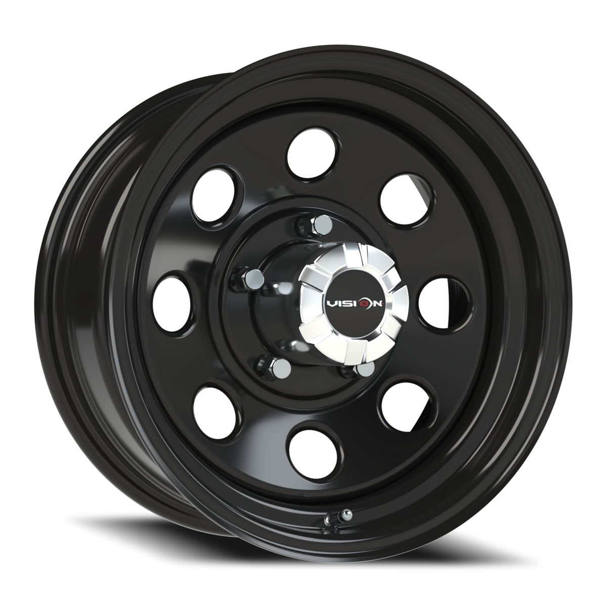 Vision Wheel 85H Gloss Black 16x7 0 5x127mm 83mm - Wheelwiz