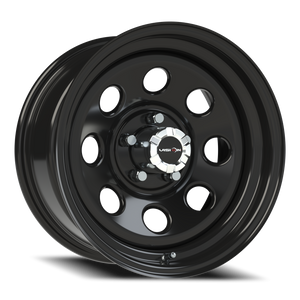 Vision Wheel 85H Gloss Black 16x8 -12 5x127mm 83mm - Wheelwiz