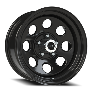 Vision Wheel 85H Gloss Black 17x8 -12 5x127mm 83mm - Wheelwiz