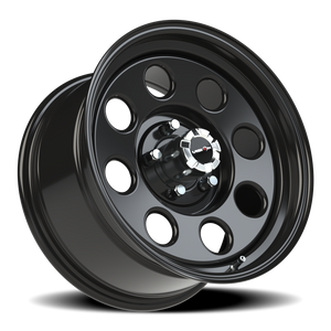 Vision Wheel 85H Gloss Black 17x9 -12 5x127mm 83mm - Wheelwiz