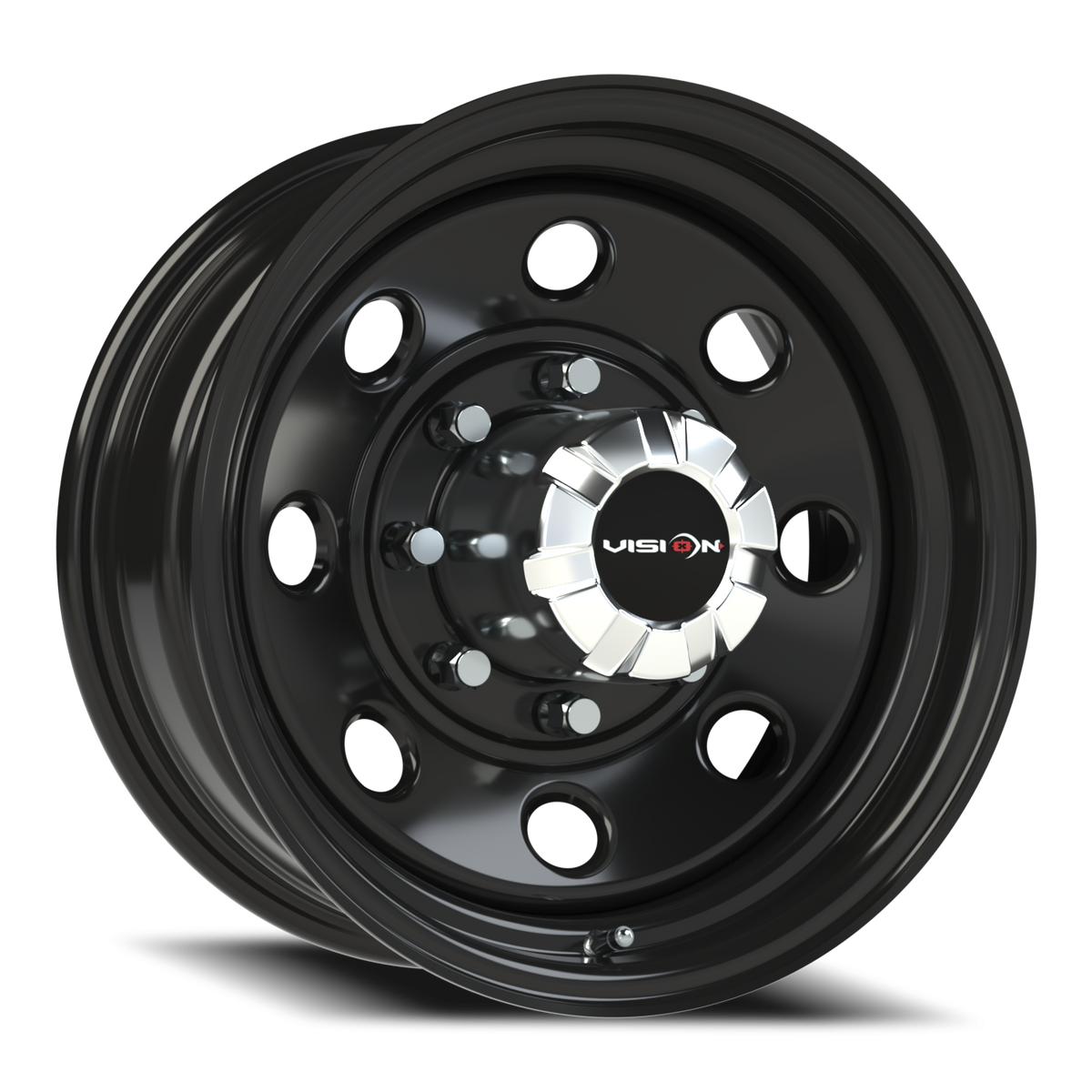 Vision Wheel 85H Gloss Black 16x7 0 8x165.1mm 130.8mm - Wheelwiz