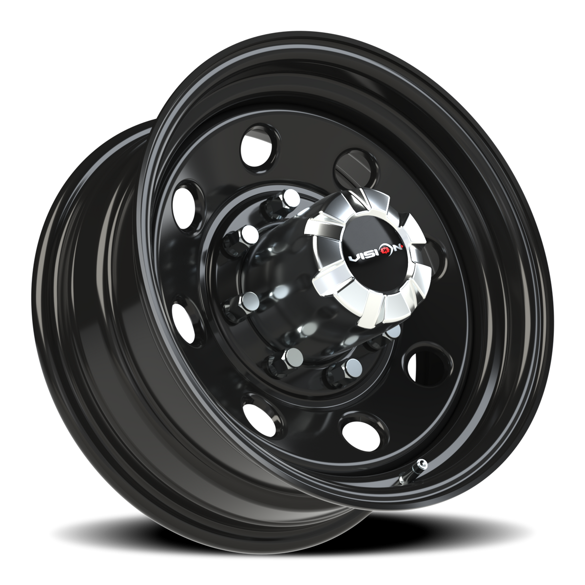 Vision Wheel 85H Gloss Black 16x7 0 8x165.1mm 130.8mm - Wheelwiz