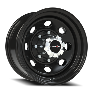 Vision Wheel 85H Gloss Black 16x8 -6 8x165.1mm 130.8mm - Wheelwiz