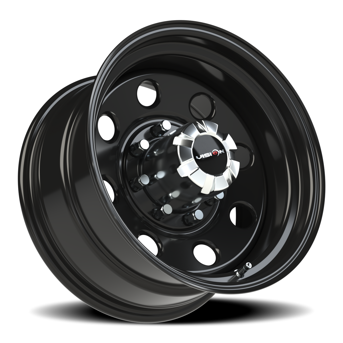 Vision Wheel 85H Gloss Black 17x9 -12 8x170mm 130.8mm - Wheelwiz