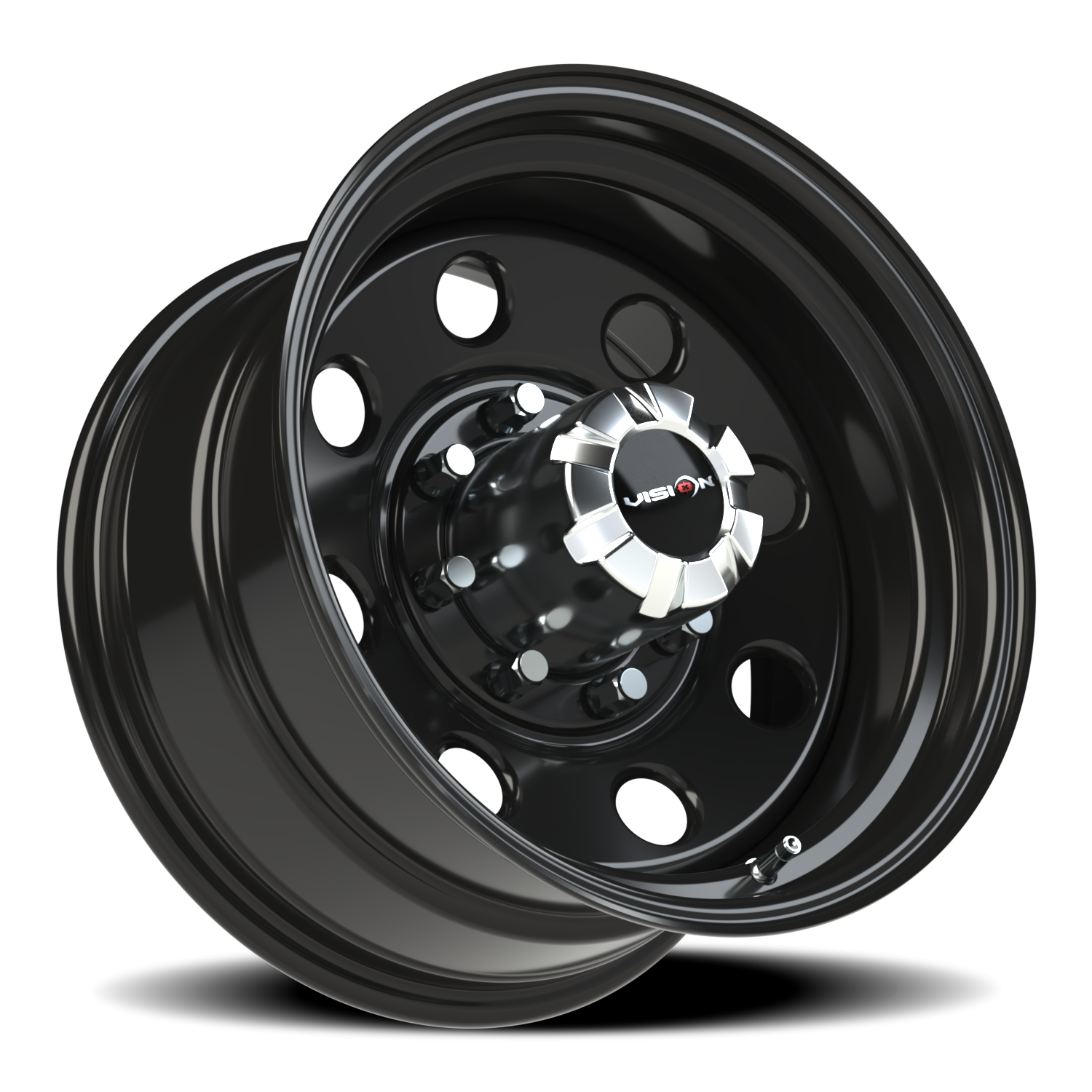 Vision Wheel 85H Gloss Black 17x9 -12 8x170mm 130.8mm - Wheelwiz