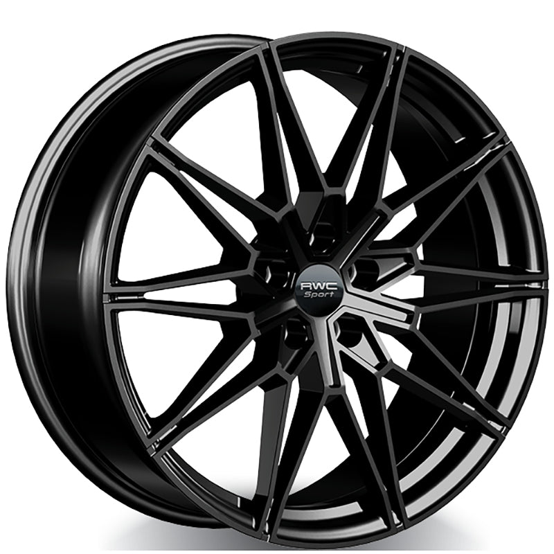 RWC 875 Black 19x8 +42 5x112mm 66.6mm - Wheelwiz