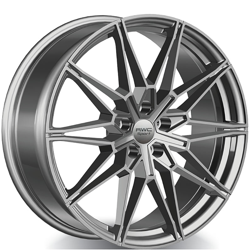 RWC 875 Silver 20x8.5 +28 5x112mm 66.6mm - Wheelwiz
