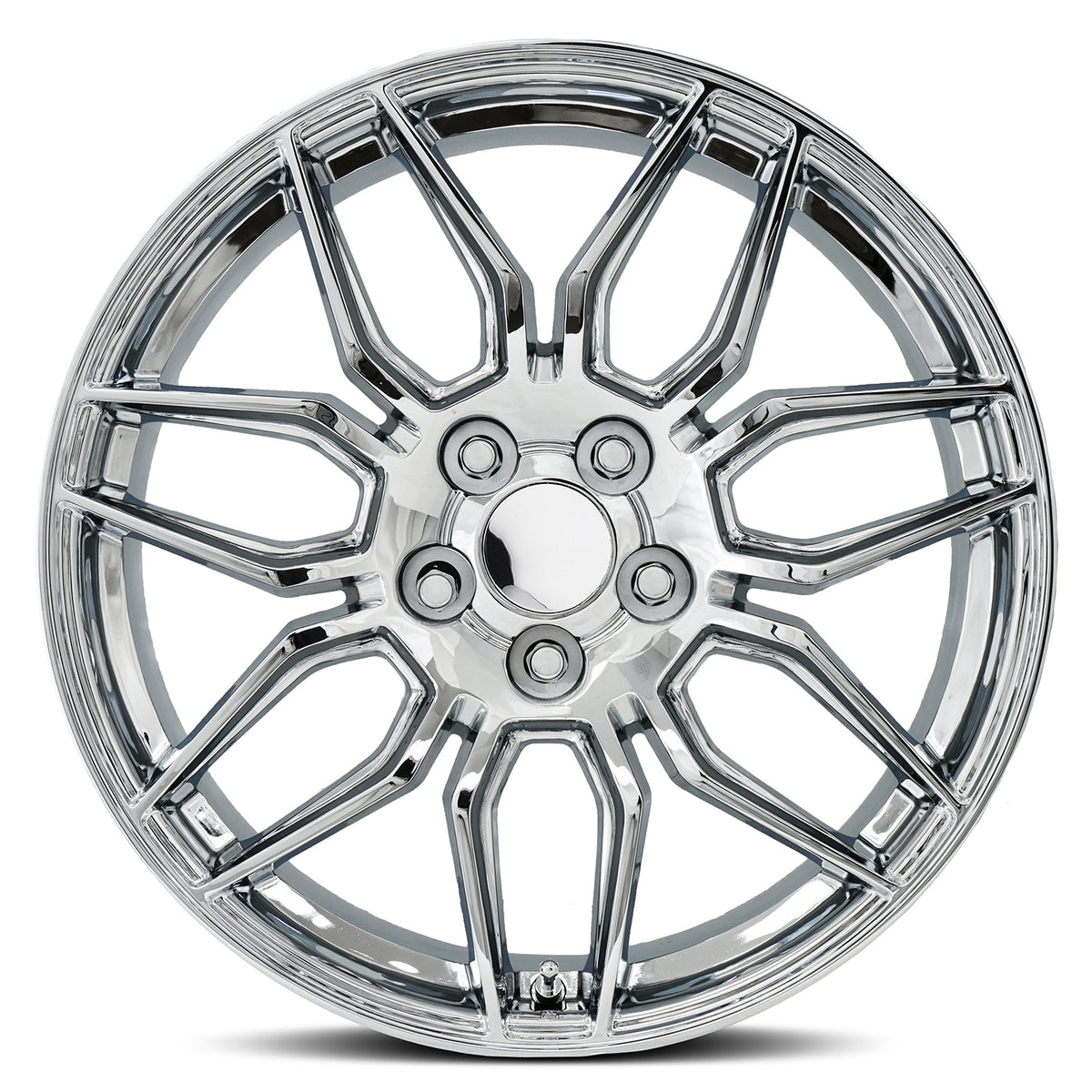 Factory Reproductions FR 401 Chrome 19x10 +40 5x120.65mm 70.3mm