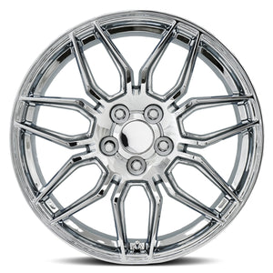Factory Reproductions FR 401 Chrome 19x10 +40 5x120.65mm 70.3mm