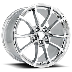 Factory Reproductions FR 25 Chrome 20x12 +59 5x120.65mm 70.3mm