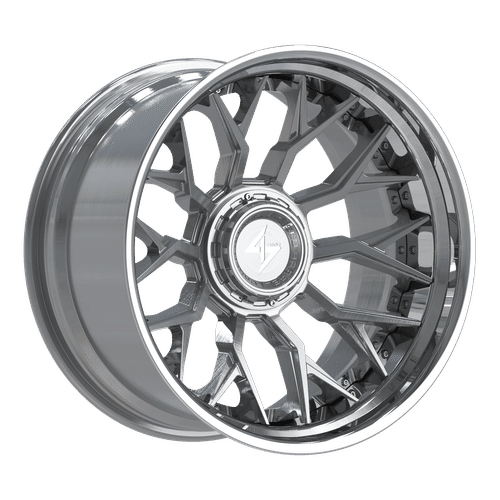 Sentali BFX2 Polished Lip / Brushed Centre 22x10 -24 8x165.1|8x170mm 125.2mm