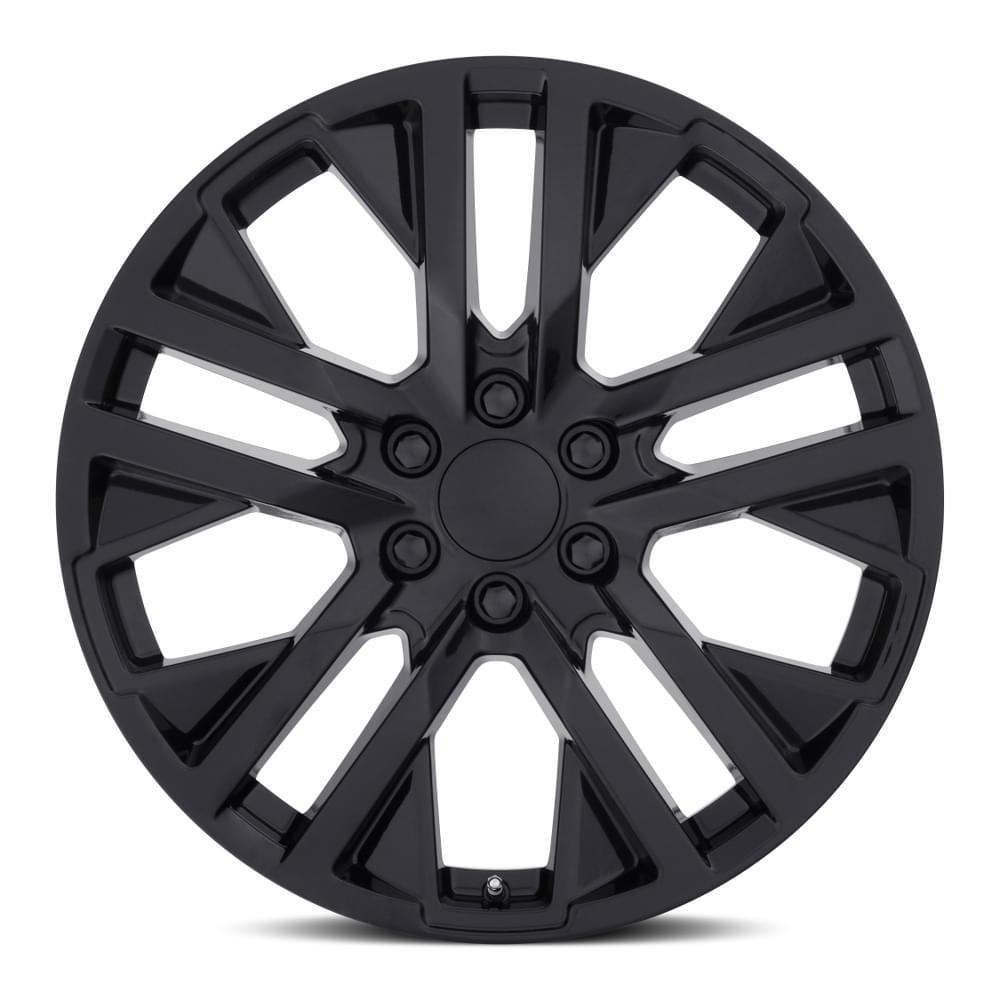 Factory Reproductions FR 96 Gloss Black 22x9 +28 6x139.7mm 78.1mm
