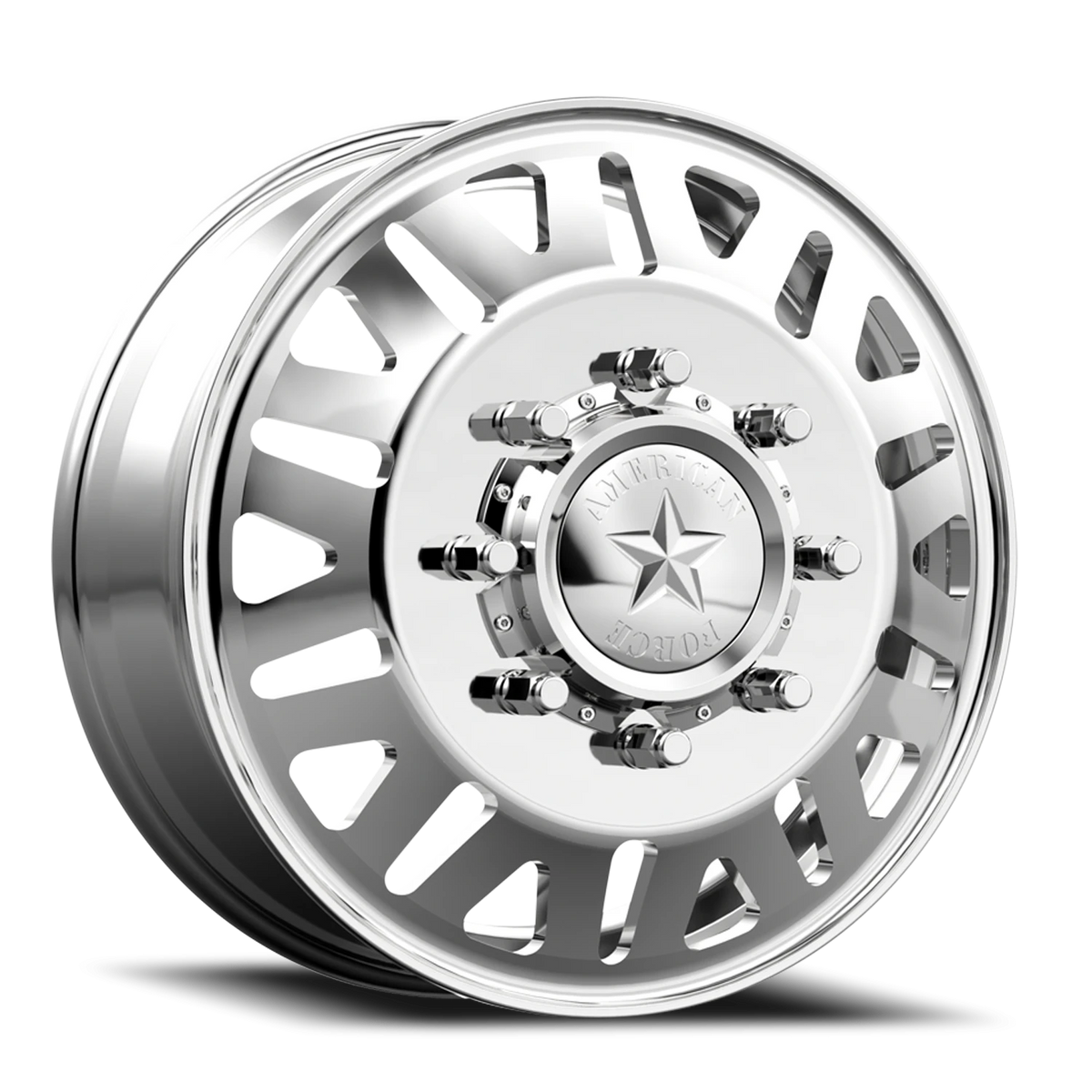 American Force 9 Liberty DBO Polished 19.5x6.75 +141 8x165.1mm 122mm - Wheelwiz