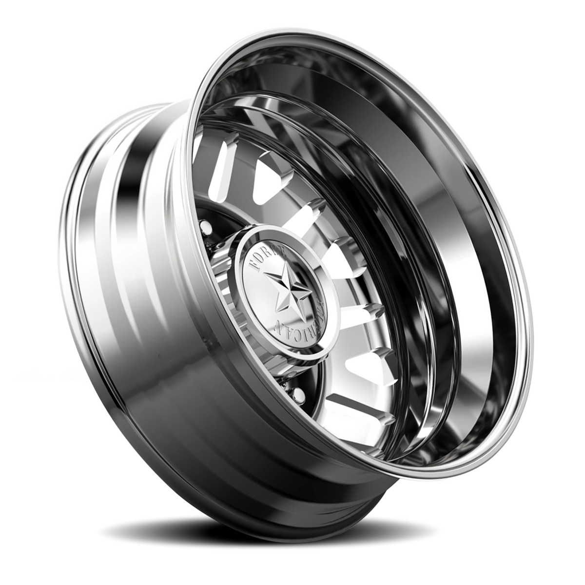 American Force 9 Liberty DBO Polished 19.5x6.75 -123 8x200mm 142mm - Wheelwiz