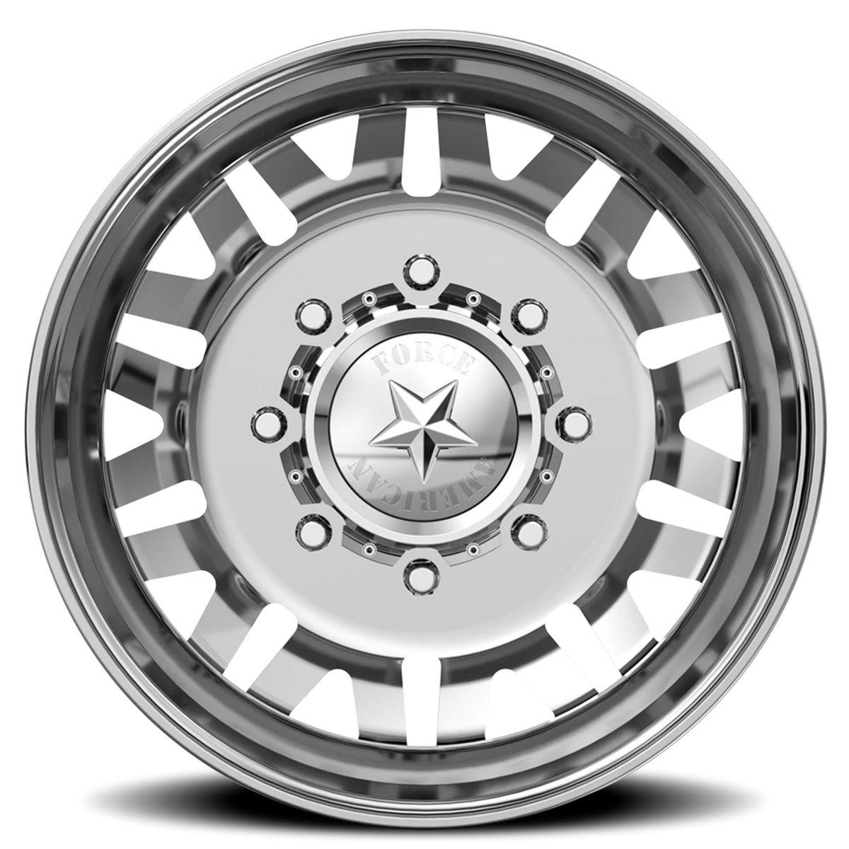 American Force 9 Liberty DBO Polished 19.5x6.75 -123 8x165.1mm 122mm - Wheelwiz