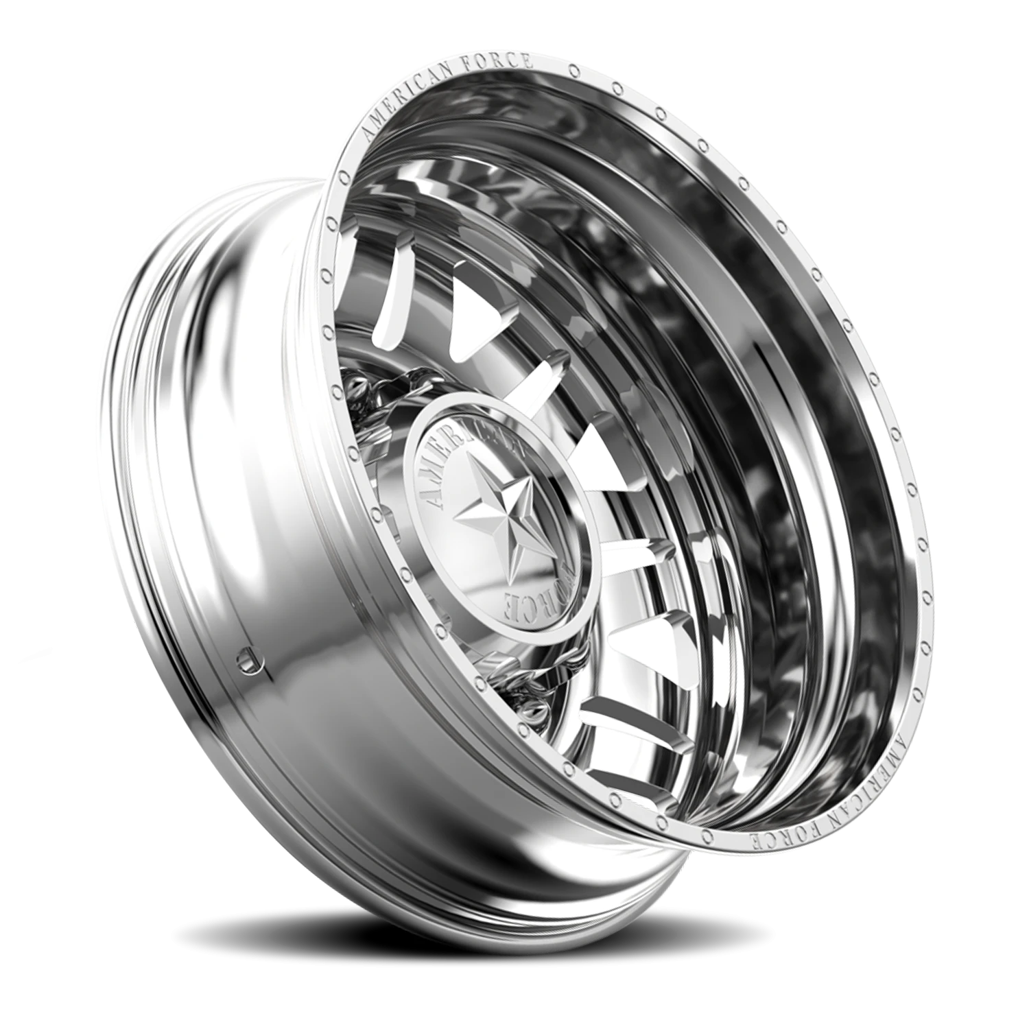 American Force 9 Liberty DRW Polished 26x8.25 -130 10x225mm 170mm - Wheelwiz