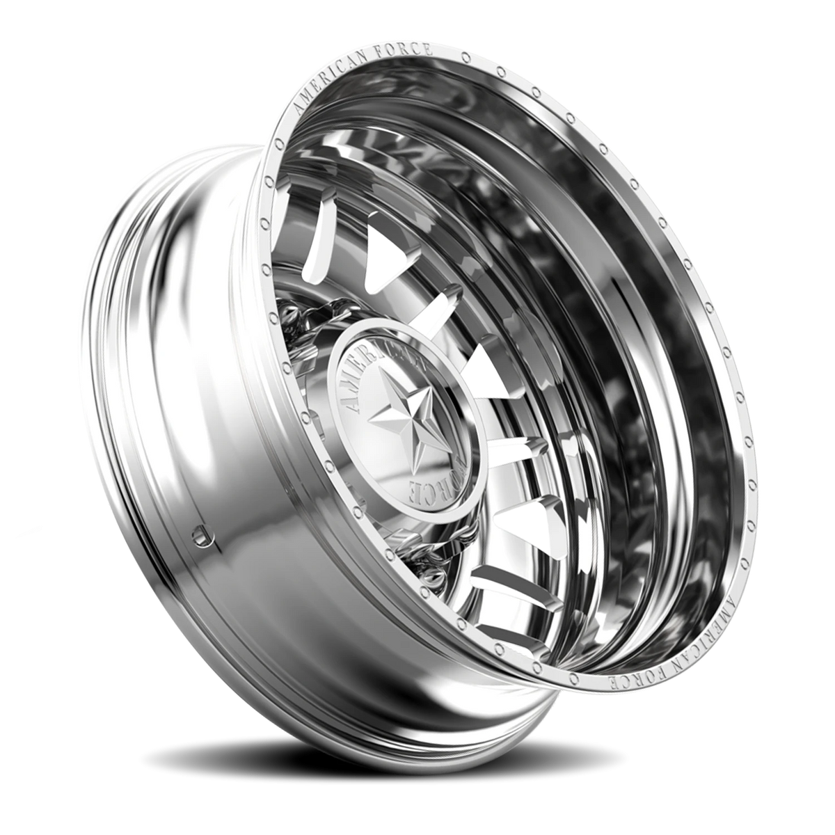 American Force 9 Liberty DRW Polished 28x8.25 -130 8x210mm 154mm - Wheelwiz