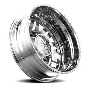 American Force 9 Liberty DRW Polished 22.5x8.25 -145 8x170mm 125mm - Wheelwiz