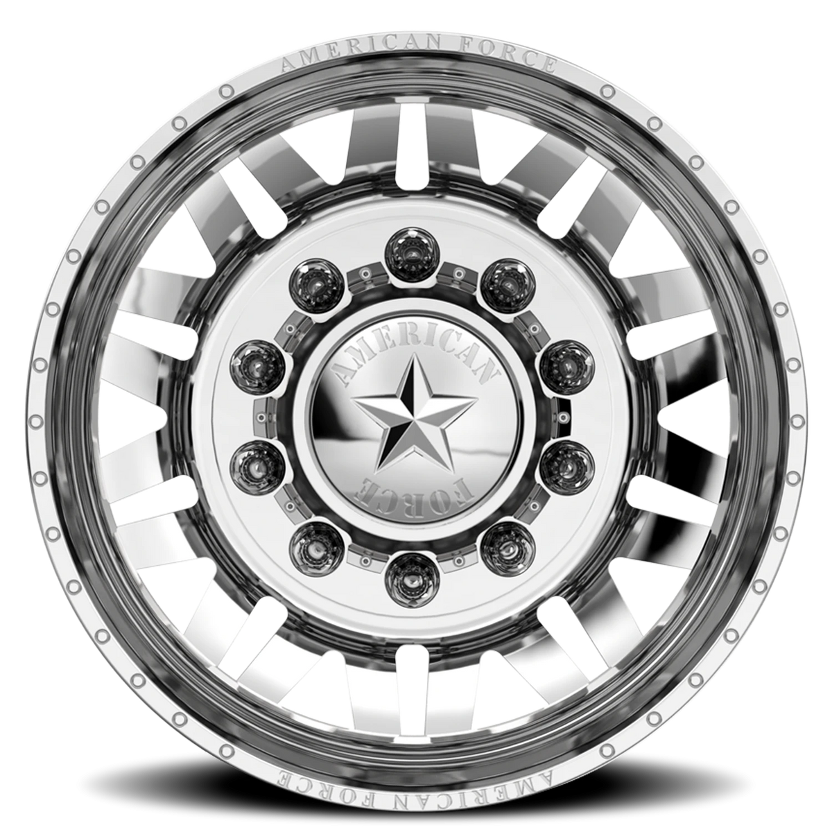 American Force 9 Liberty DRW Polished 26x8.25 -130 8x165.1mm 117mm - Wheelwiz