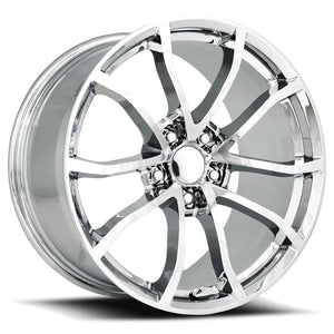 Factory Reproductions FR 25 Chrome 19x10 +40 5x120.65mm 70.3mm