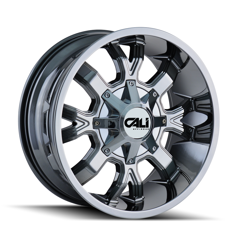 Cali Off-road DIRTY Chrome 20x9 +18 5x139.7|5x150mm 110mm - WheelWiz
