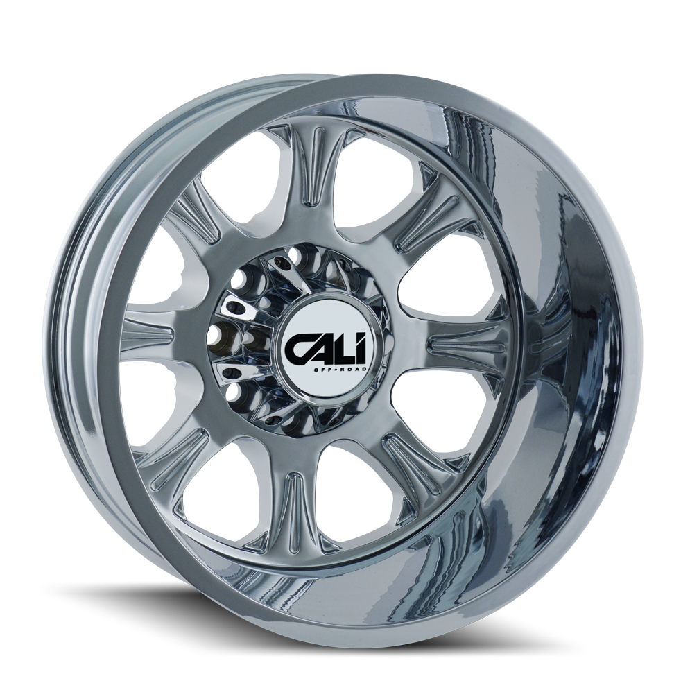 Cali Off-road BRUTAL Chrome 20x8.25 -180 8x165.1mm 121.3mm - WheelWiz