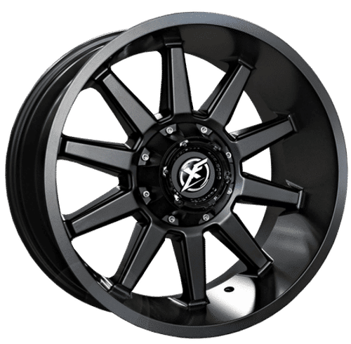 XF Off-Road XF-219 Matte Black 17x9 0 8x165.1|8x170mm 125.2mm - Wheelwiz