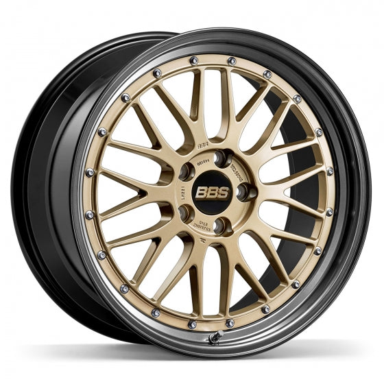 BBS LM 19x9.5 +23 5x112 PFS DIAMOND GOLD