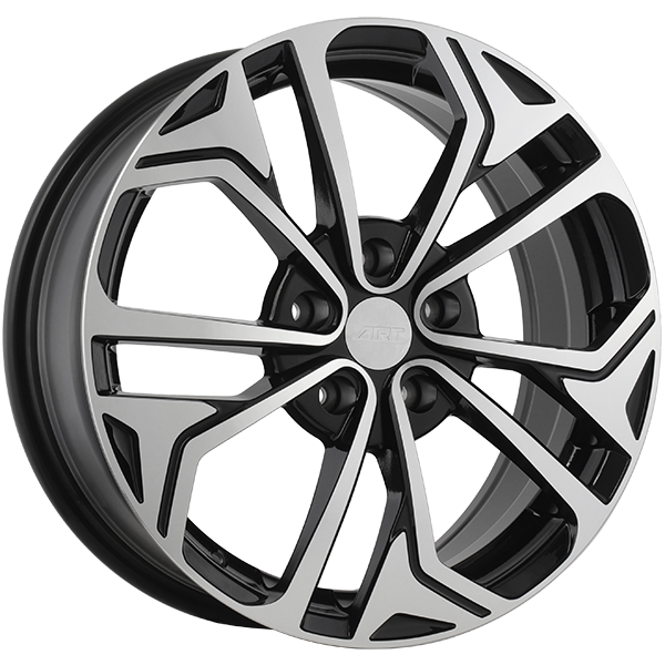 ART Replica REPLICA 186 Gloss Black - Machined Face 17x7 +45 5x114.3mm 67.1mm - Wheelwiz